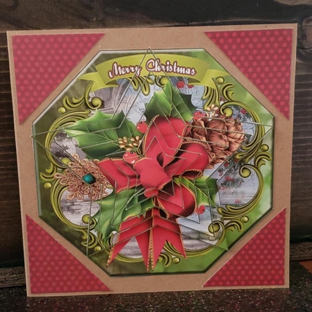 Lovely Xmas Star Pyramid Topper #1 by Angela Taylor