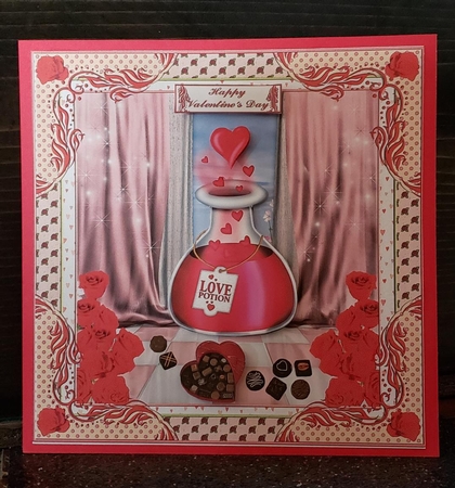 Chocolates & Roses Topper by Angela Taylor