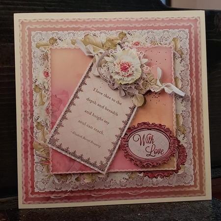 I Love Thee - Mega Decoupage 8x8 Mini Kit 5 by Angela Taylor