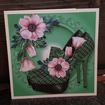 Sumptuous Shoes - Splash Of Colour 8x8 by Angela Taylor