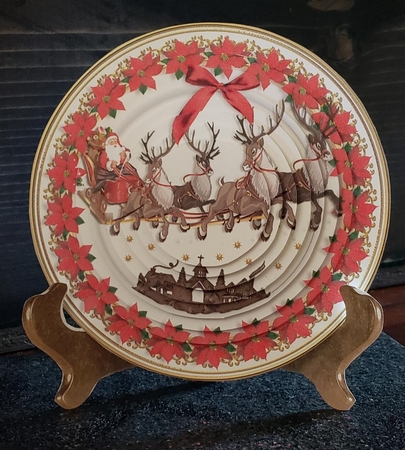 Christmas Plate with Stand Mini Kit.7 by Angela Taylor