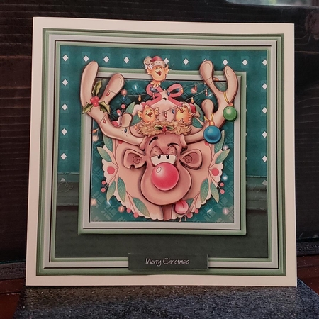 Rudolph Rooftop Mini Kit by Angela Taylor
