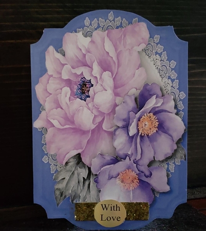 Print, Cut and Fold Beautiful Lilac Roses by Angela Taylor