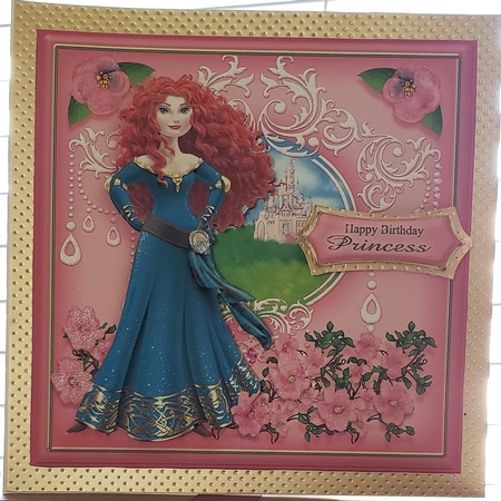 Princess Meadows Card Front Mini Kit-8 by Angela Taylor