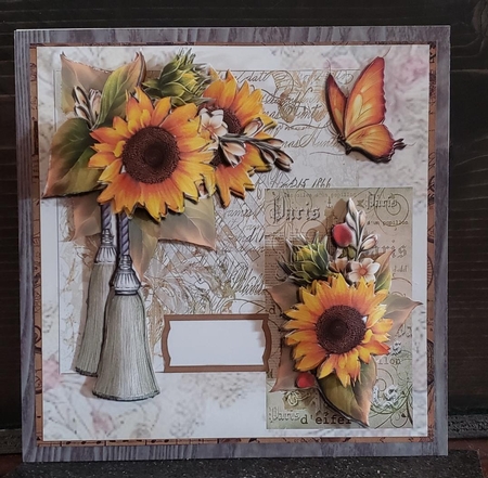 Sunflowers Mini Kit 8x8 by Angela Taylor