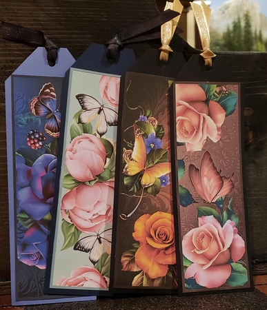 Floral bookmarks 10 by Angela Taylor