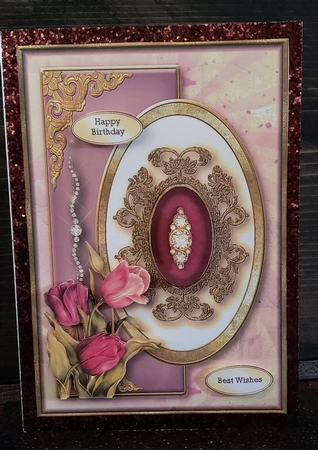 Tulip Treasures Card Topper 2 by Angela Taylor