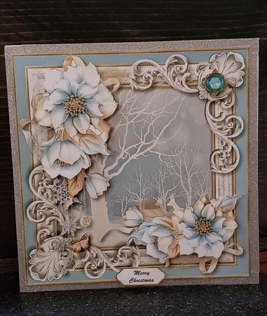 Christmas Blessings to You Card Topper 2 by Angela Taylor