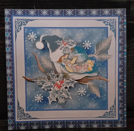 CHRISTMAS POPPY GIRLS BLUE MINIKIT 1 by Angela Taylor