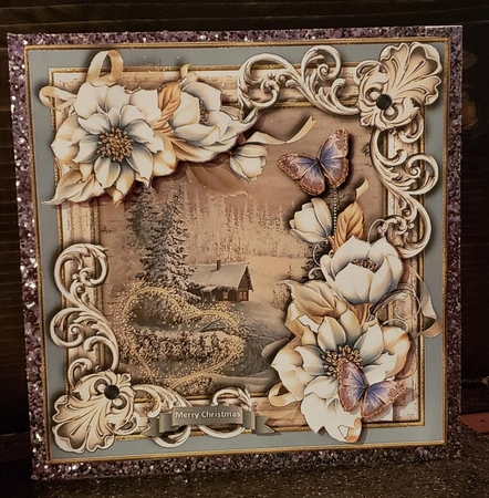 Christmas at the Cabin Card Topper 2 by Angela Taylor