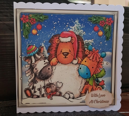 Animal Snow Play by Angela Taylor