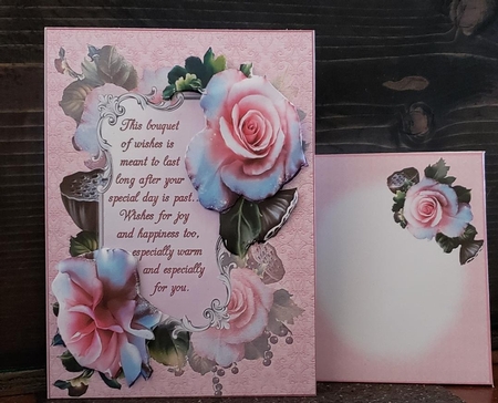 beautiful roses with choice of verse mini kit by Angela Taylor