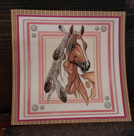 Beautiful  Pinto Horses  by Angela Taylor