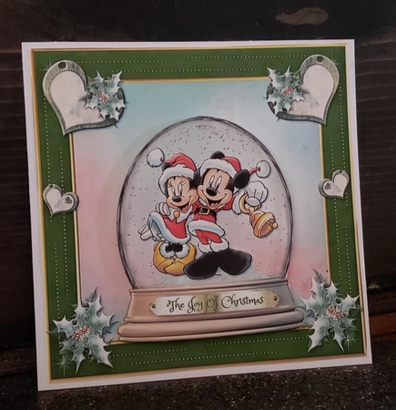 Mickey & Minnie Globe 4 by Angela Taylor
