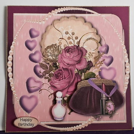 Shes A Lady Card Topper 2 by Angela Taylor