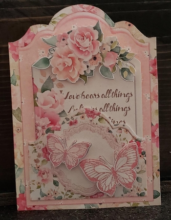 Cest La Vie Shaped Card & More by Angela Taylor