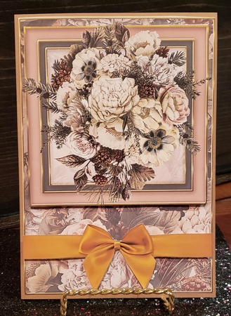 Winter Christmas Flower Quick card by Angela Taylor