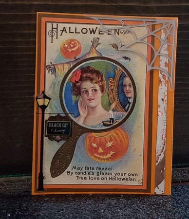 Vintage Halloween Mirror Toppers 4 by Angela Taylor
