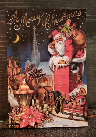 Layered Christmas - Santa by Angela Taylor