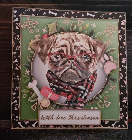 Christmas dogs  quick card collection by Angela Taylor