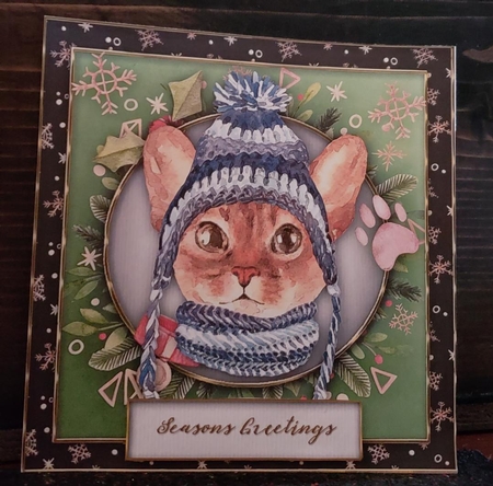 Christmas cats quick card collection by Angela Taylor