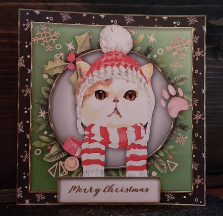 Christmas cats quick card collection by Angela Taylor