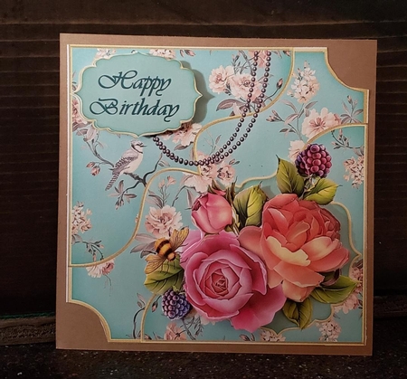 Shabby chic roses by Angela Taylor
