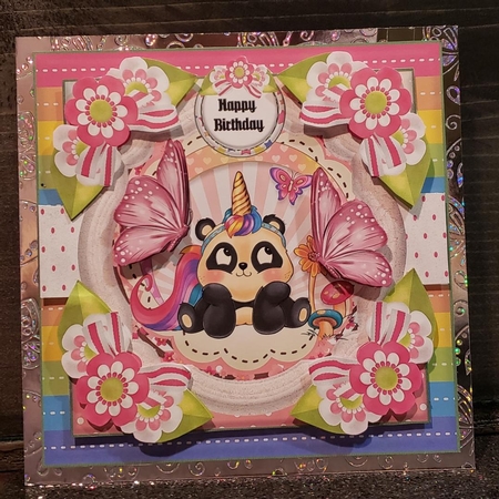 7 x 7 Mini Kit: Panda Unicorn by Angela Taylor