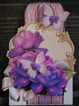 Card Topper Purple beauty 4 by Angela Taylor