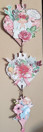Lil Angels #3 Hanging Baubles Trio by Angela Taylor