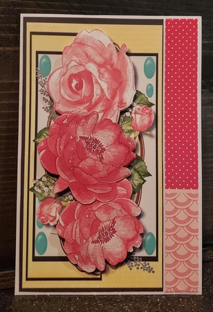 D,L Beautiful Red roses and Verse  by Angela Taylor