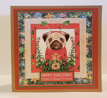 Christmas Pug by Angela Taylor