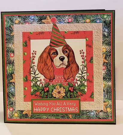 Christmas Spaniel by Angela Taylor