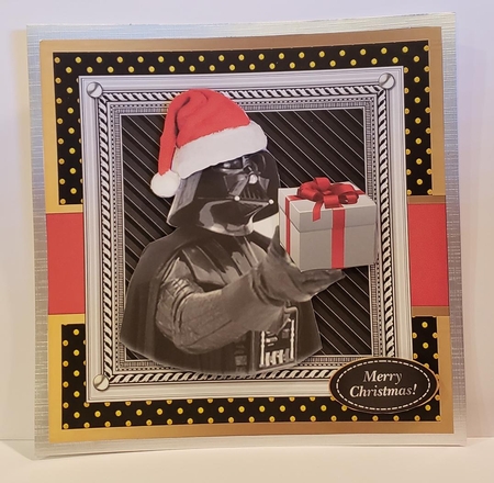 Star Wars Christmas Card by Angela Taylor