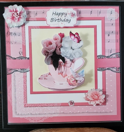 Birthday 2 Floral by Angela Taylor