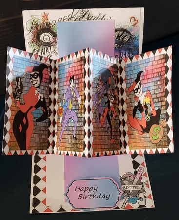 Harley Quinn Twist and Pop  by Angela Taylor