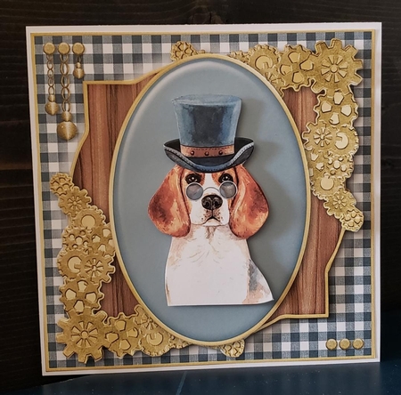 Steampunk Beagle by Angela Taylor