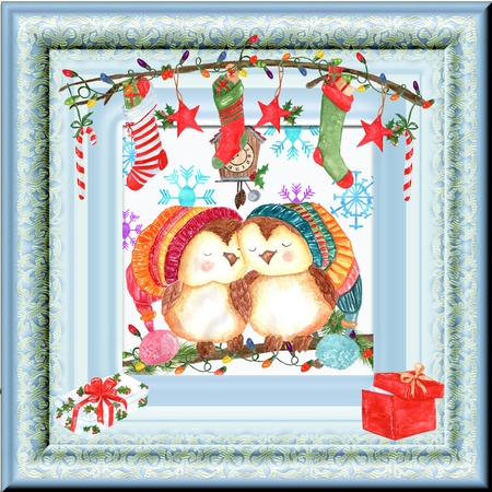 Moulded Gold Frames-Candy Floss  by Angela Taylor