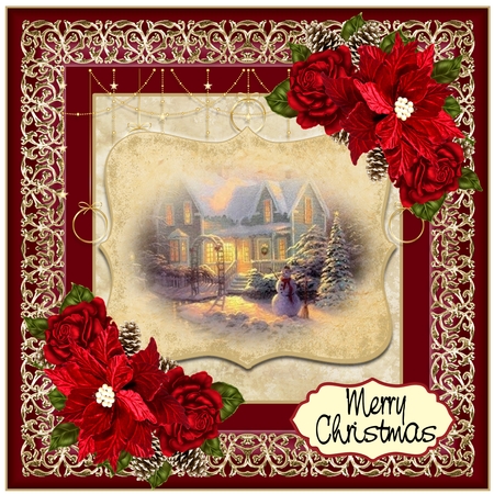 Charming-Christmas Time Frames  by Angela Taylor