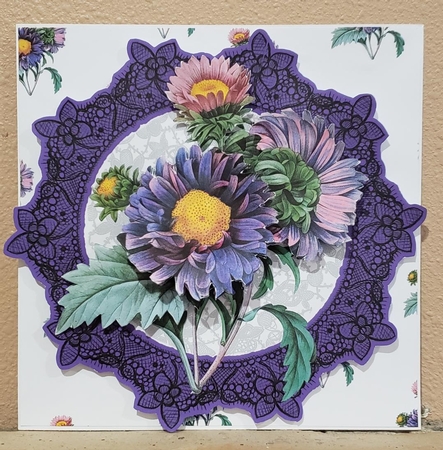 China Aster Doily by Angela Taylor