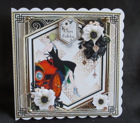 Art Deco Lady Mini Page Kit  by Angela Walker