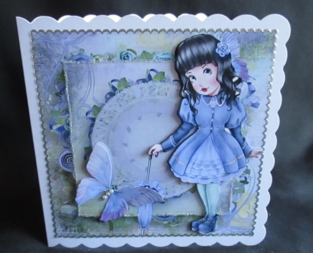 little lady in blue mini kit by Angela Walker