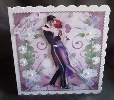 Falling for You Art Deco Mixed Race Couple Mini Kit 1 by Angela Walker