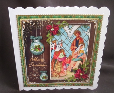 Happy Holidays Nativity Scene Kit.2 by Angela Walker