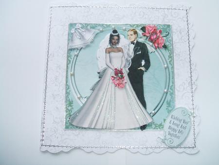 Wedding Day Roses and Bells 6x6 Step by Step by Angela Walker