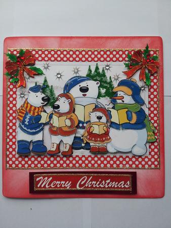 Pola Bears Singing by Angela Walker