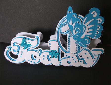 Scalloped Layered 1 Today Card by Angela Walker
