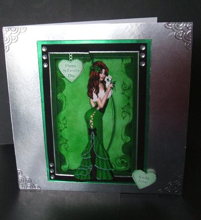 St Patrick's Day Lady by Angela Walker