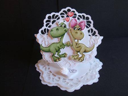 Round Easel Card No 4 File by Angela Walker