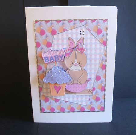 Cupcake Baby Decoupage by Angela Walker